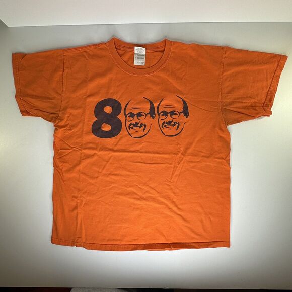 Syracuse University Orange T Shirt Size Large Jim Boeheim 800 Wins Basketball - Picture 12 of 12